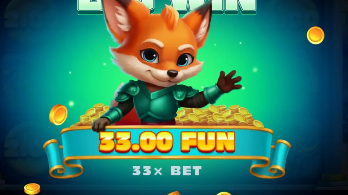 Personagem raposa cavaleiro no slot Wild Fox da BGaming